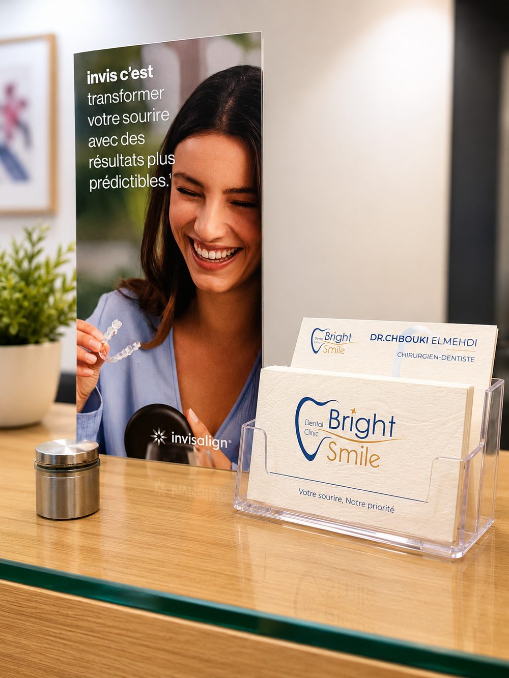 Accueil du cabinet dentaire Bright Smile Clinic à Casablanca